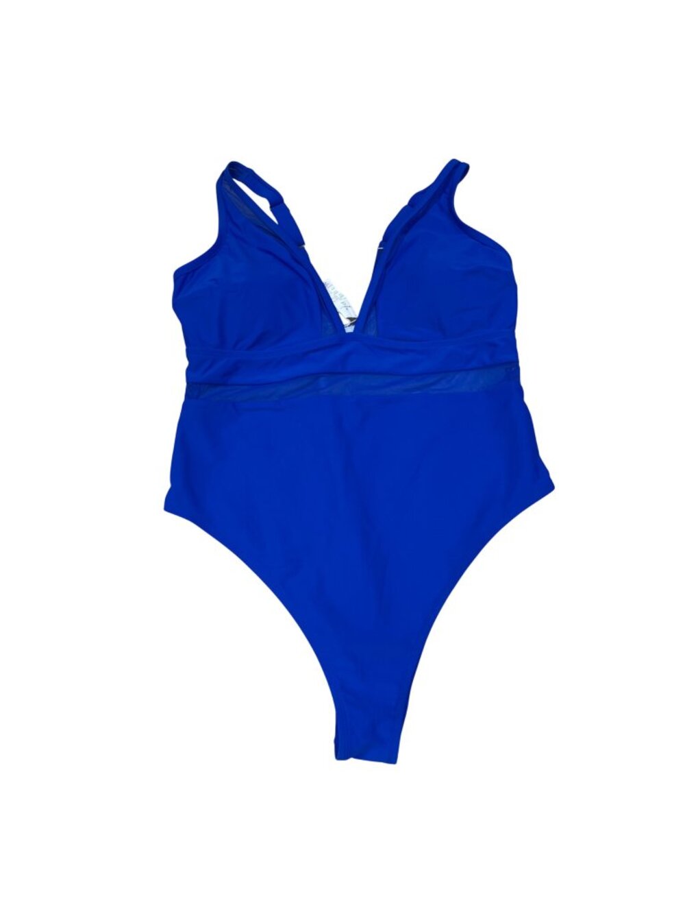 Cupshe Tummy Control One Piece Swimsuit Women's Plus Size 2X‎ Cheeky Sheer Mesh